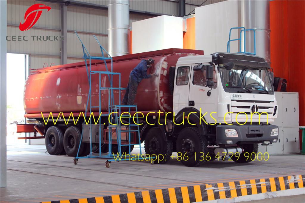 Beiben 40 CBM fuel trucks producing