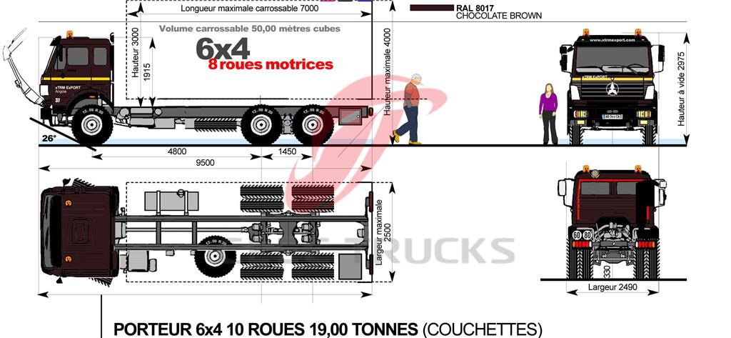 Beiben 2538 RHD Water Tanker Truck