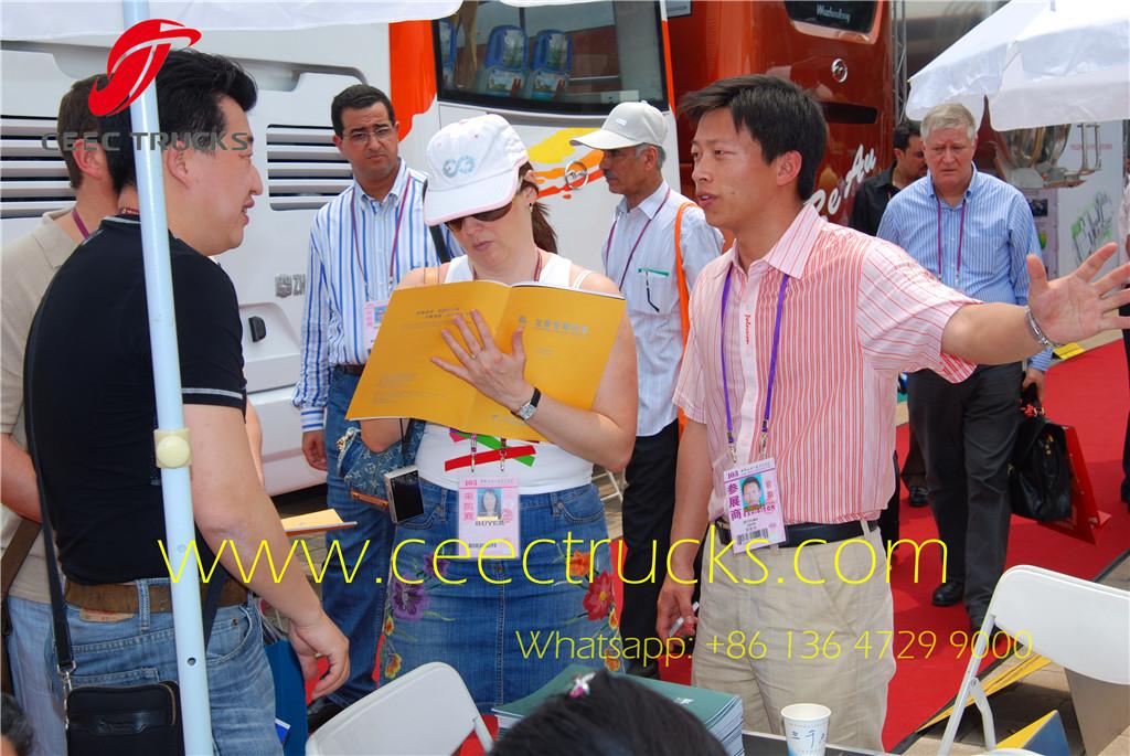 Myanmar customer visiting us at Canton Fair