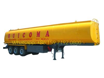 48CBM 3 Axle diesel tank semi trailer