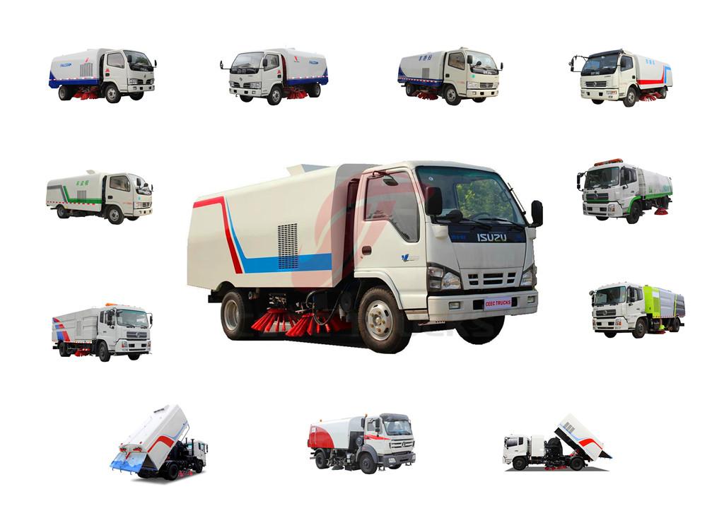 CEEC road sweeper trucks