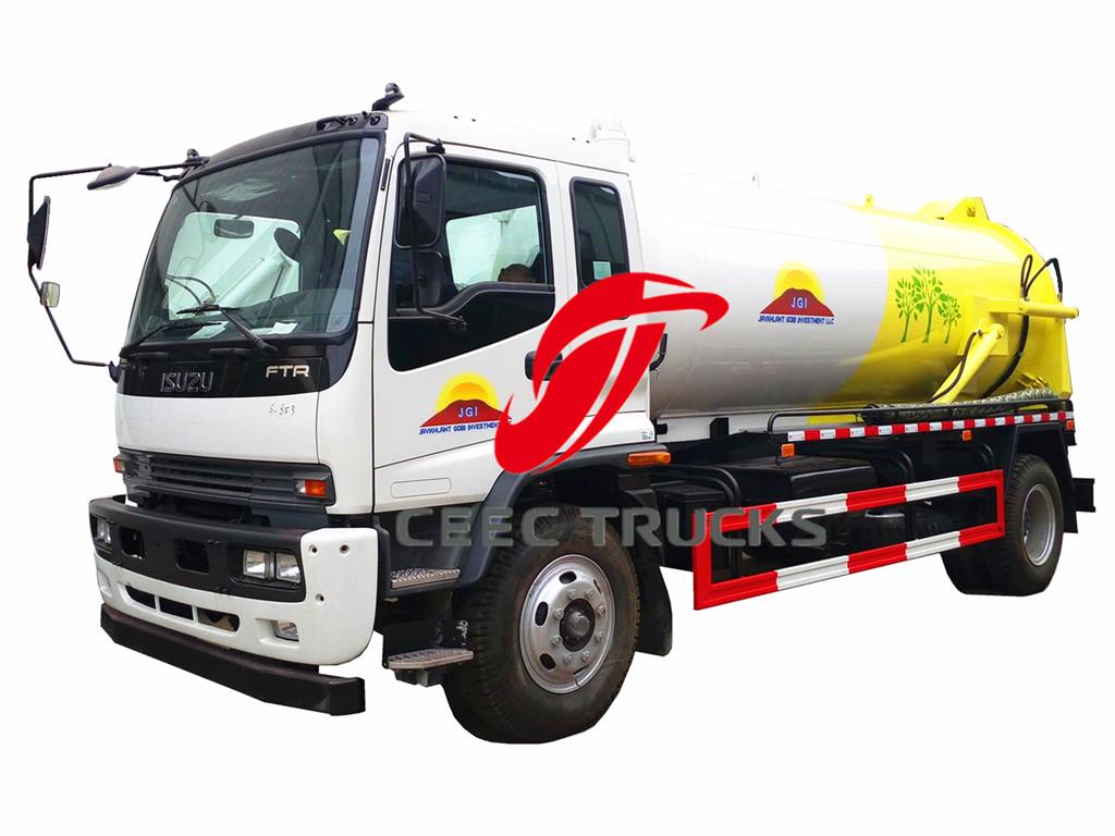 ISUZU 10CBM cesspit emptier manufacturer supply