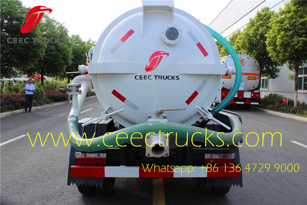 CEEC produce 4000 L cesspit emptier trucks export Ecuador