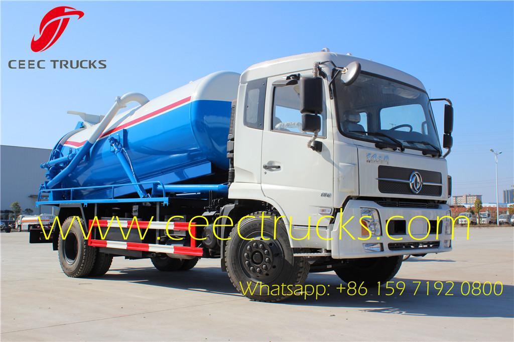 How to choose suitable dongfeng 9000liters cesspool pump truck