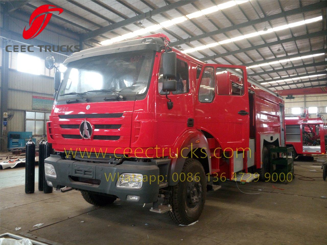 beiben 2542 fire fighting truck