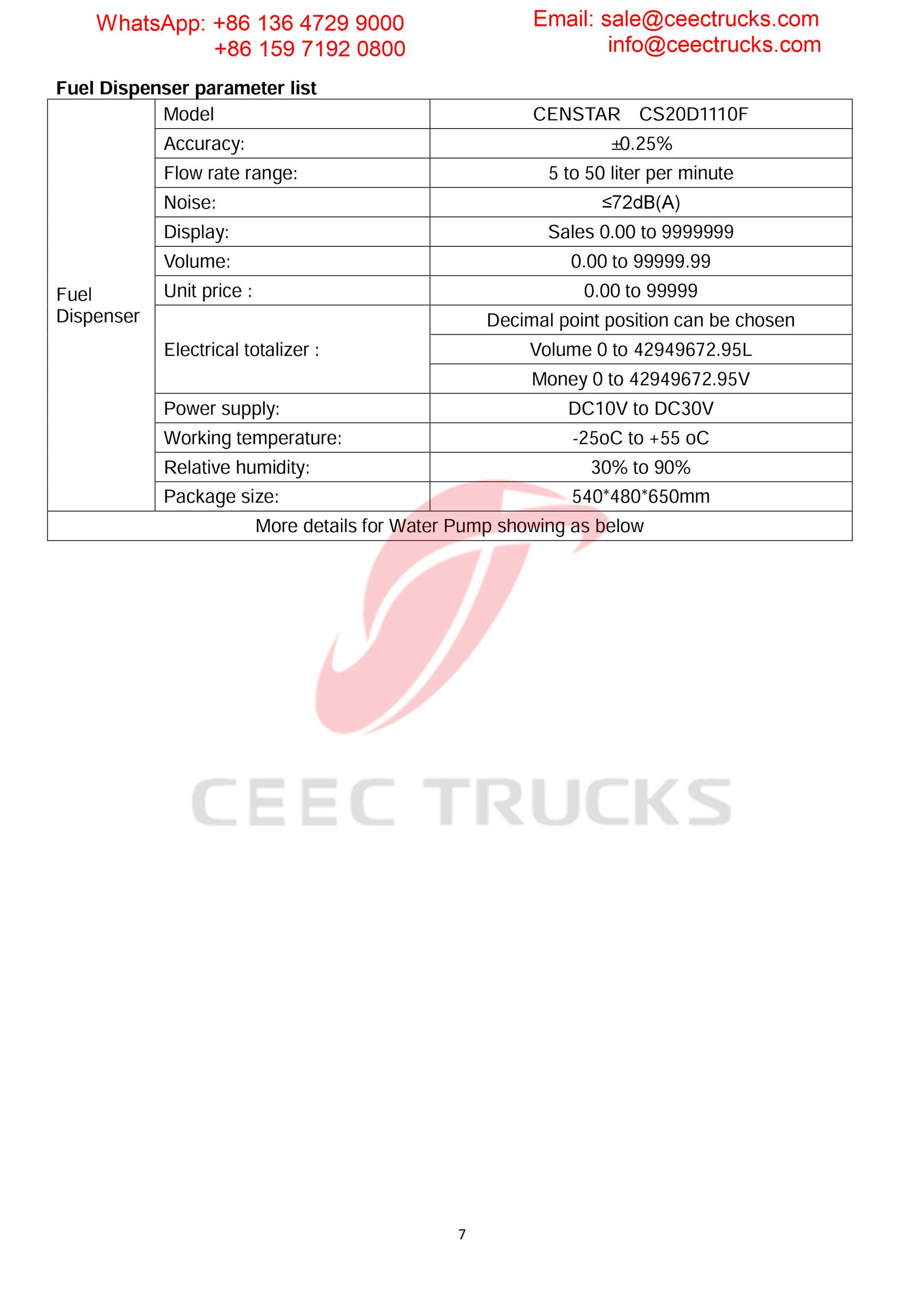 isuzu 5000liters fuel truck export Dubai