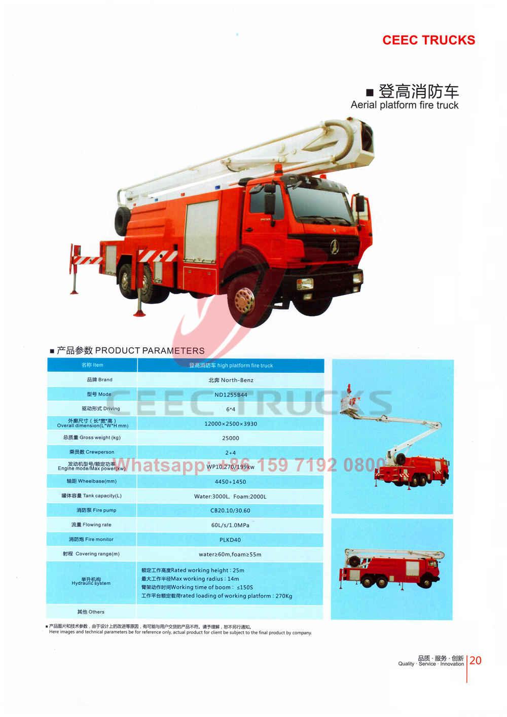 CEEC firefighting truck catalogue