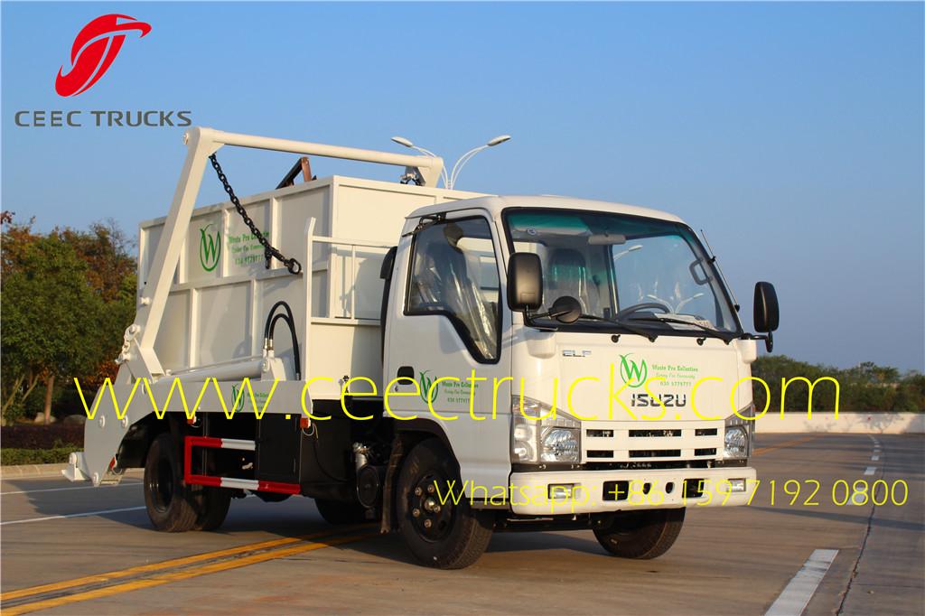 ISUZU 6CBM skip refuse truck export Asia countries