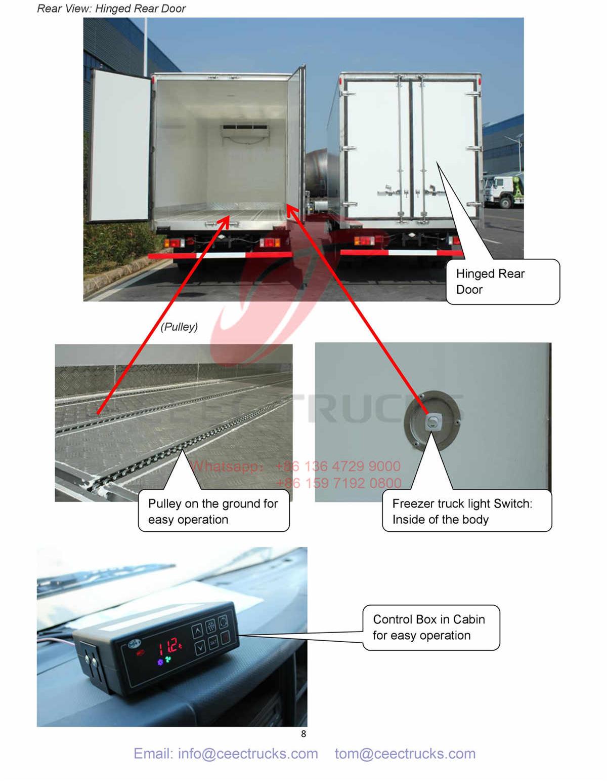 French Polynesia--ISUZU ELF 8Tons Refrigerator Truck Manual