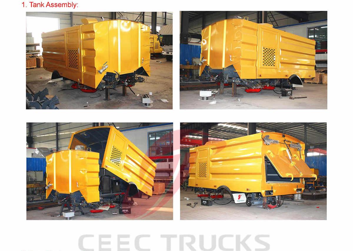 Pakistan--5CBM road sweeper superstructure installation manual