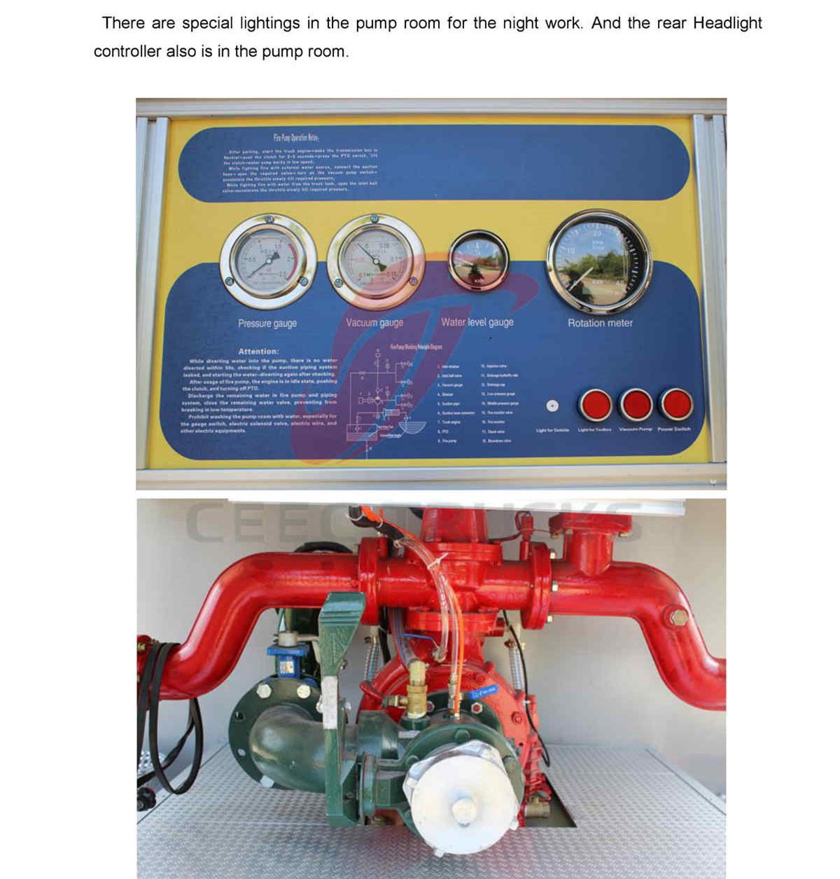 Dubai--ISUZU ELF 5CBM water firefighting truck Dubai--ISUZU ELF 5CBM water firefighting truck