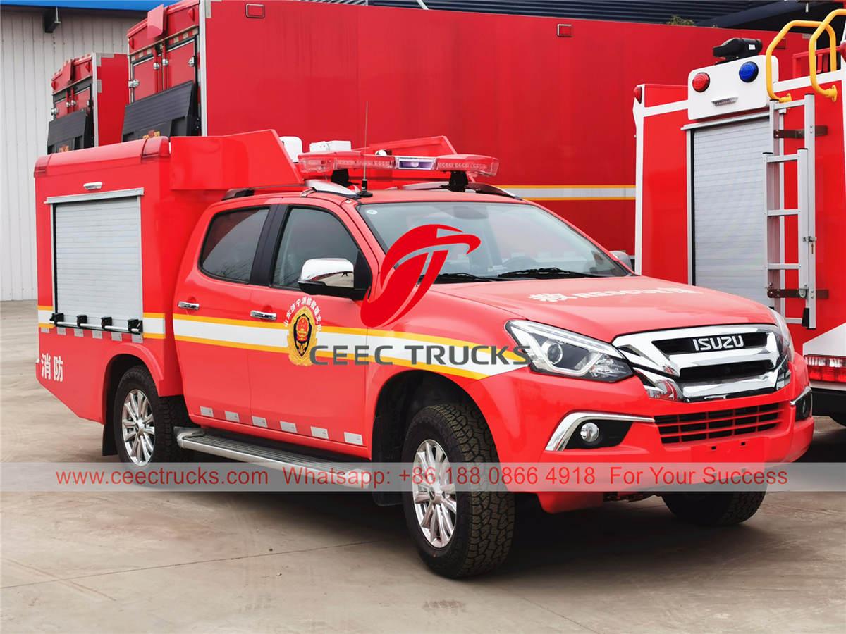 ISUZU pickup fire rescue truck