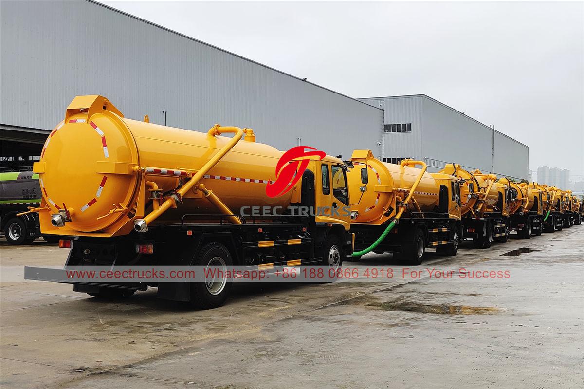 ISUZU sewer cleaner trucks