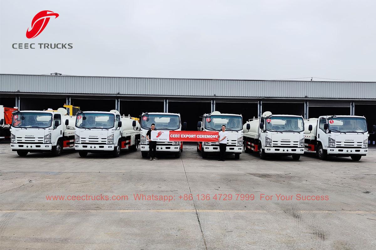 ISUZU stainless steel water bowser