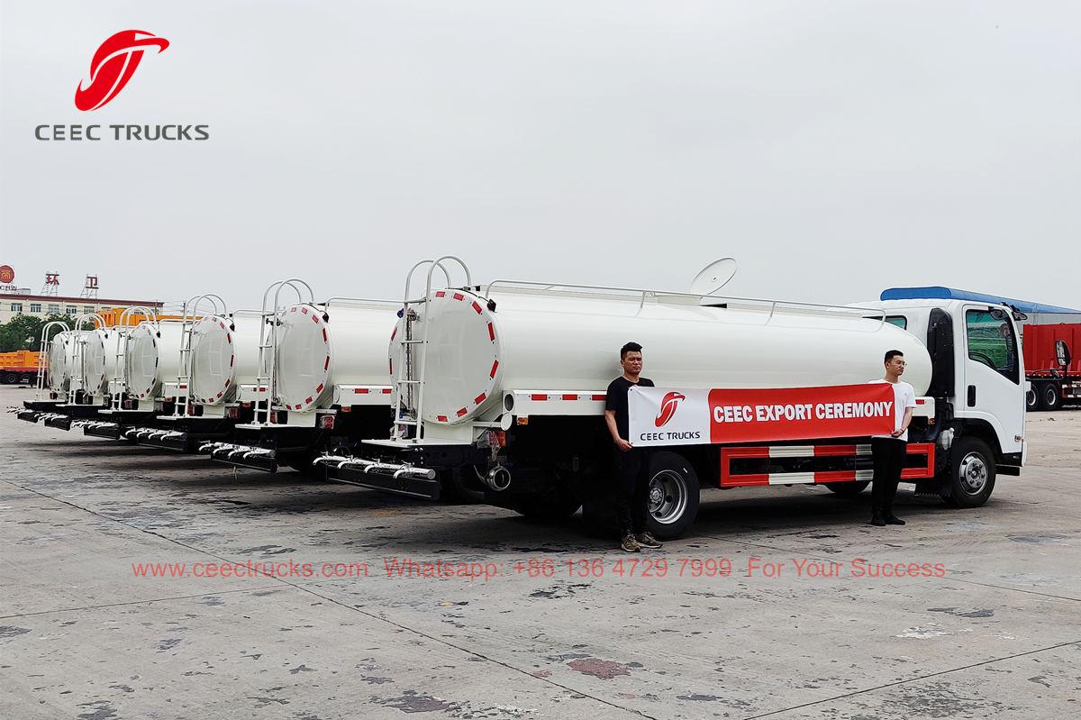 ISUZU 304-2B stainless steel water bowser