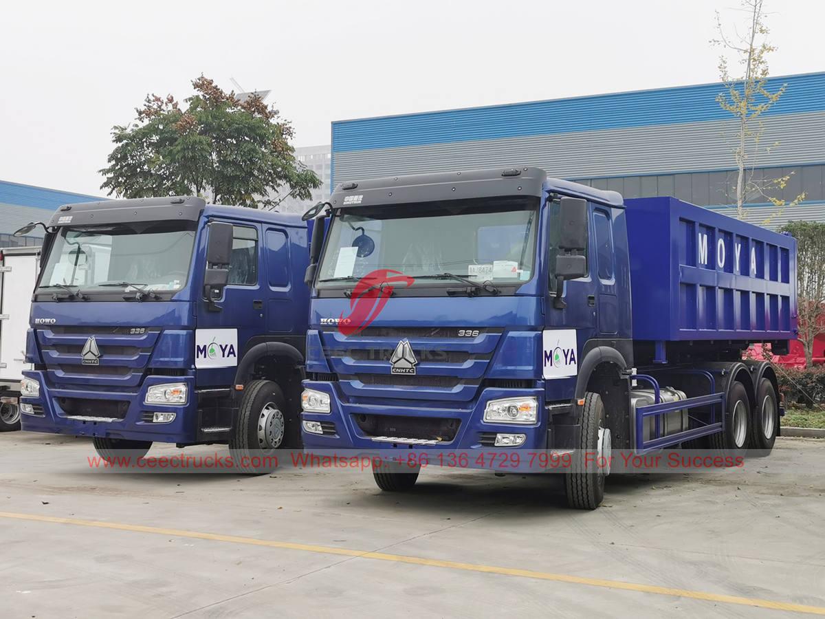 HOWO hook lifting truck supplier