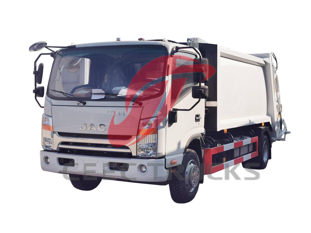 JAC 8 CBM refuse compressor truck for sale