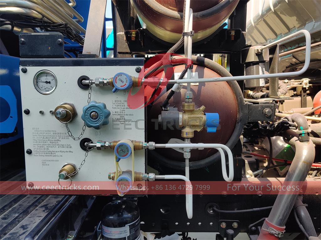 DONGFENG CNG 6cbm garbage compactor truck export DONGFENG CNG 6cbm garbage compactor truck export