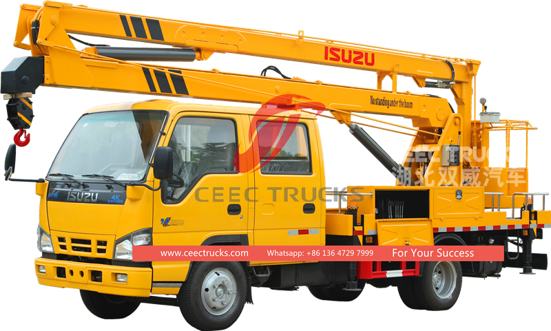 ISUZU 18 meters boom truck