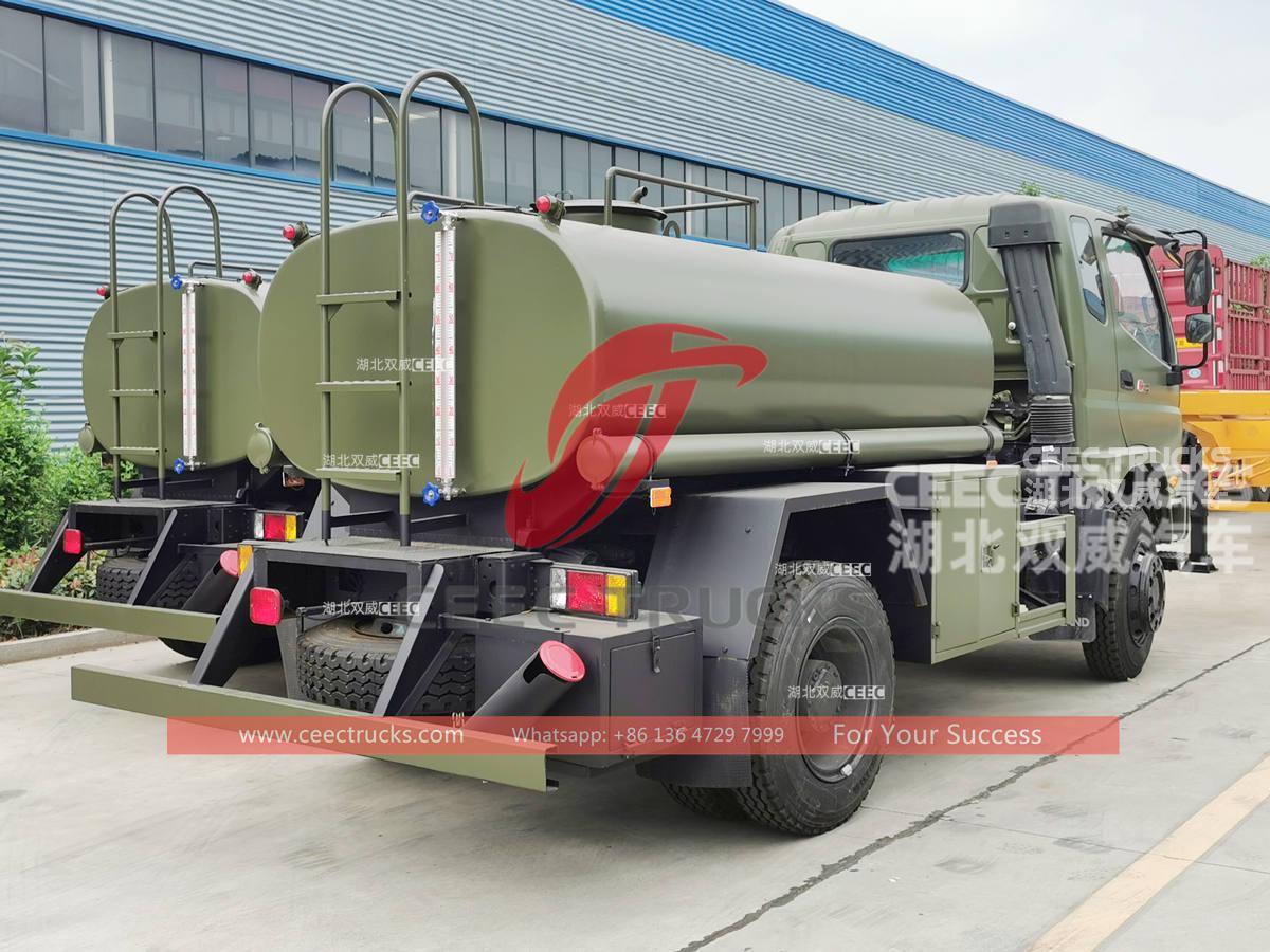 FOTON 4Ã—4 130HP 4 tons stainless steel water delivery trucks for sale