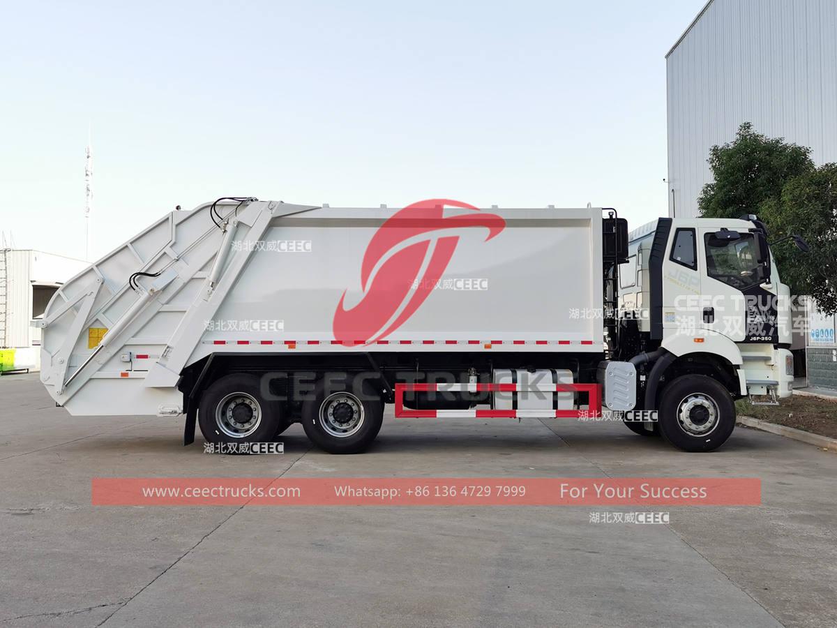 FAW 6Ã—4 350HP 20CBM rubbish compactor truck