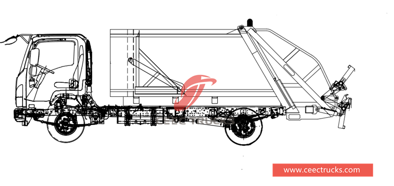 philippine isuzu garbage compactor truck