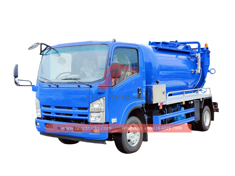 isuzu 6000L lorry vacuum tanker