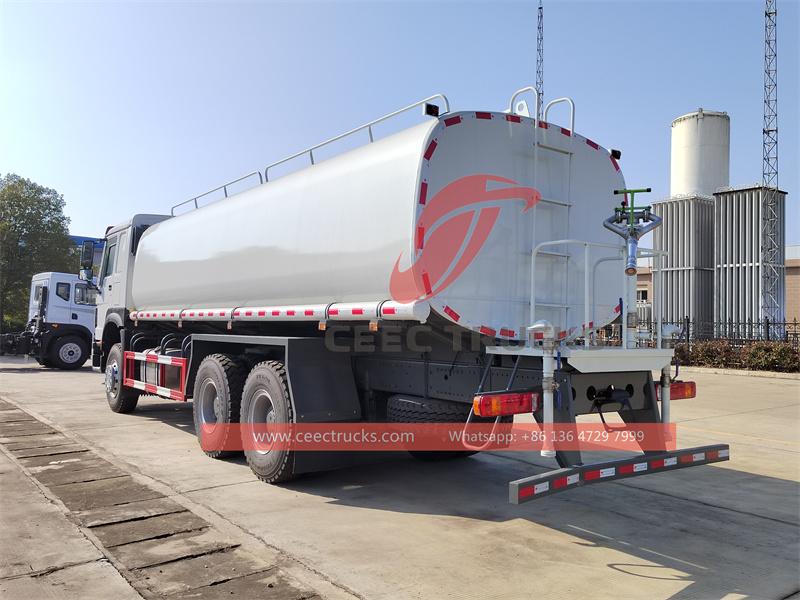 Howo 20 cbm water bowser truck