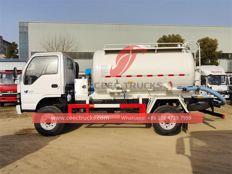 Isuzu NKR vacuum tank truck