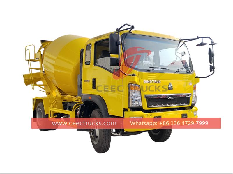 HOWO 3CBM mixer tank truck