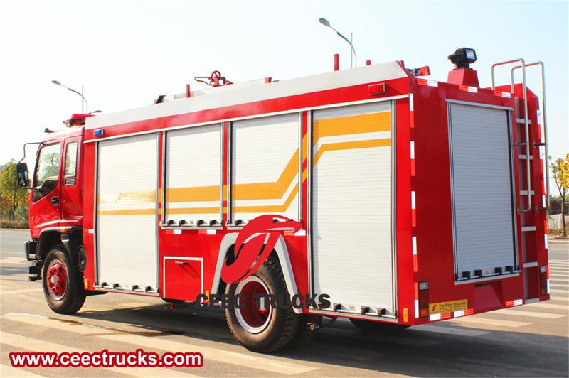 Isuzu FVR foam water firefighting truck