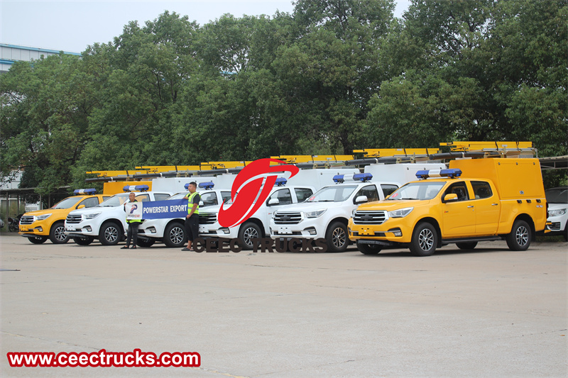 6 units Isuzu 4x4 pickup service truck for export