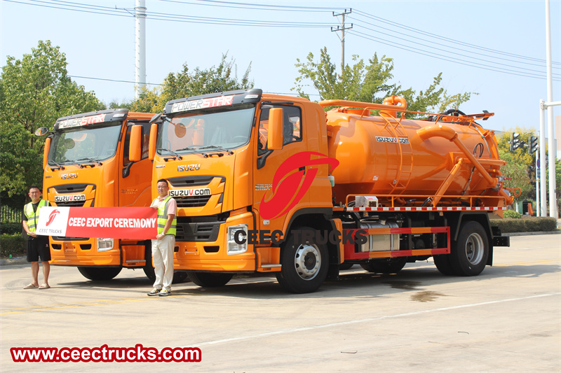  Isuzu GIGA combined vacuum jetting truck