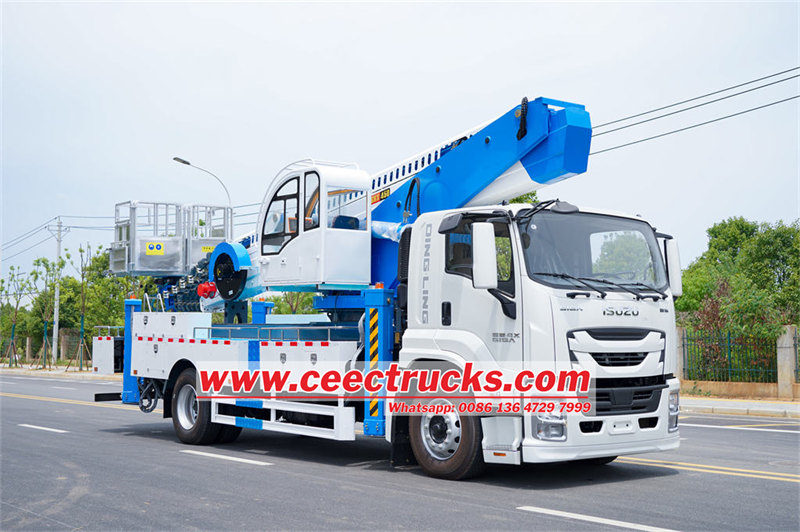 ISUZU FTR 45-meter bucket lift truck