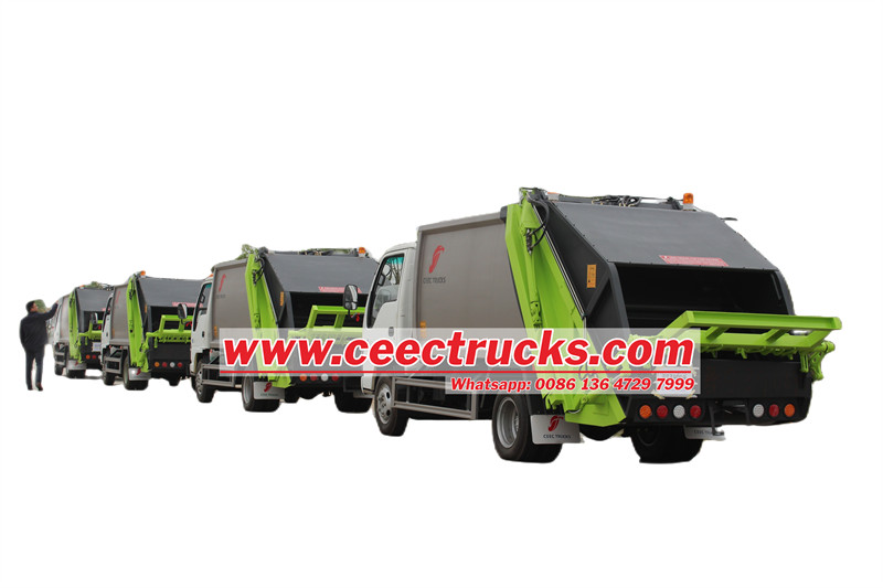 isuzu rear loader garbage truck