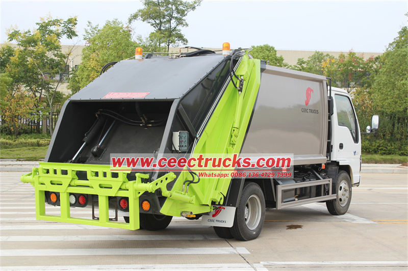 ISUZU NKR garbage rear loader truck