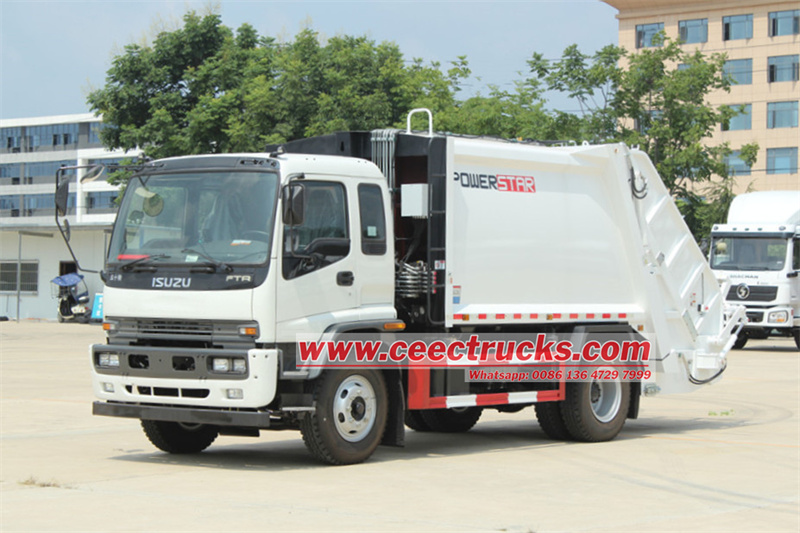 ISUZU FTR garbage compactor truck