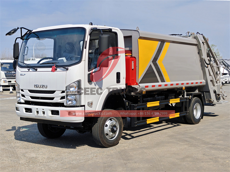 ISUZU NPR off-road garbage rear loader truck ISUZU NPR off-road garbage rear loader truck