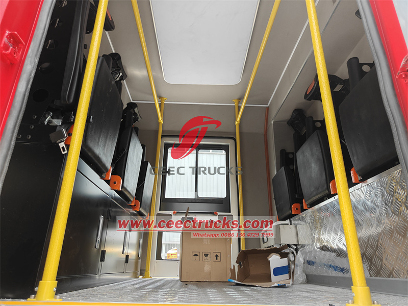 Sinotruk HOWO fire truck with independent SCBA cabin