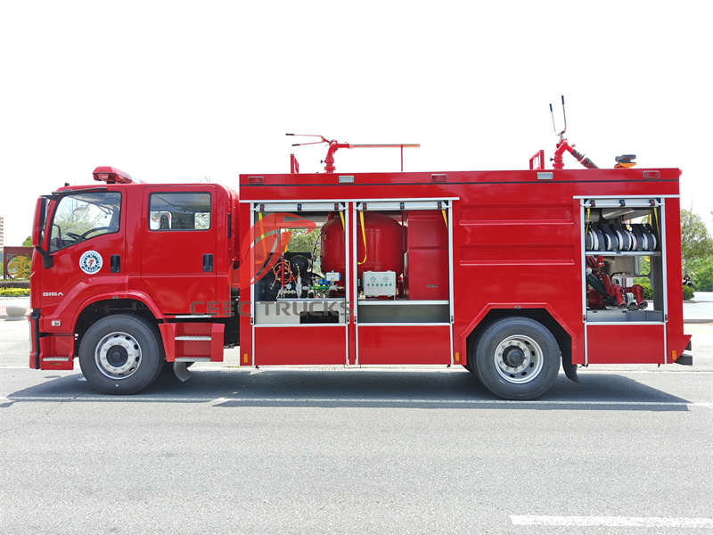 Isuzu GIGA fire powder truck