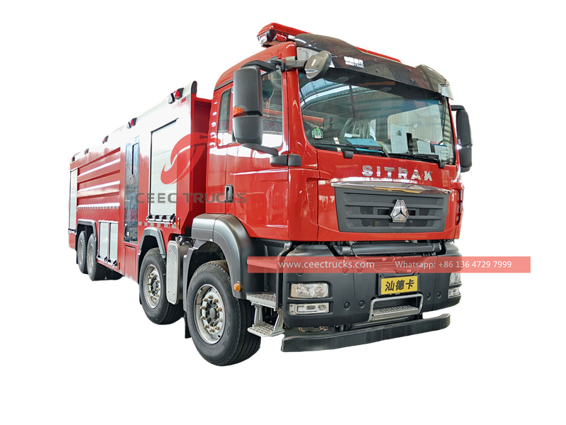 Howo heavy-duty 8x4 fire fighting truck