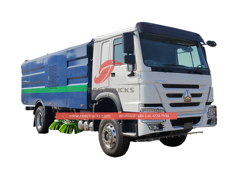 Howo 300HP Road Sweeper Cleaning Truck