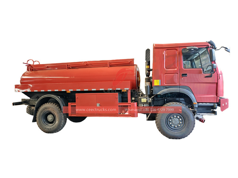 Howo 4X4 water tank truck