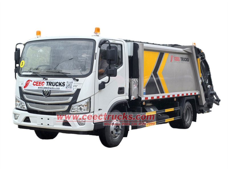 FOTON 10cbm rear loader compactor truck