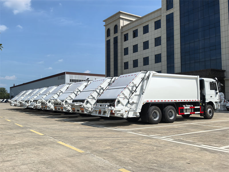 shacman 25 cbm rear loader garbage truck