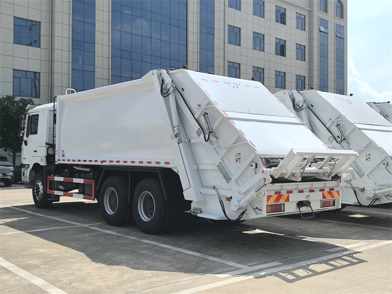 shacman rear loader truck