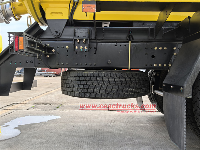 Rear mounted spare tire