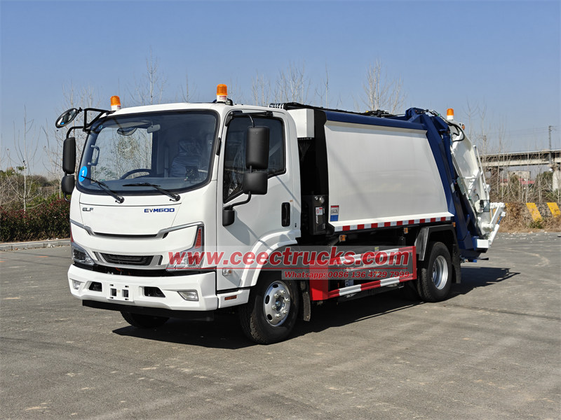ISUZU electric refusel garbage truck