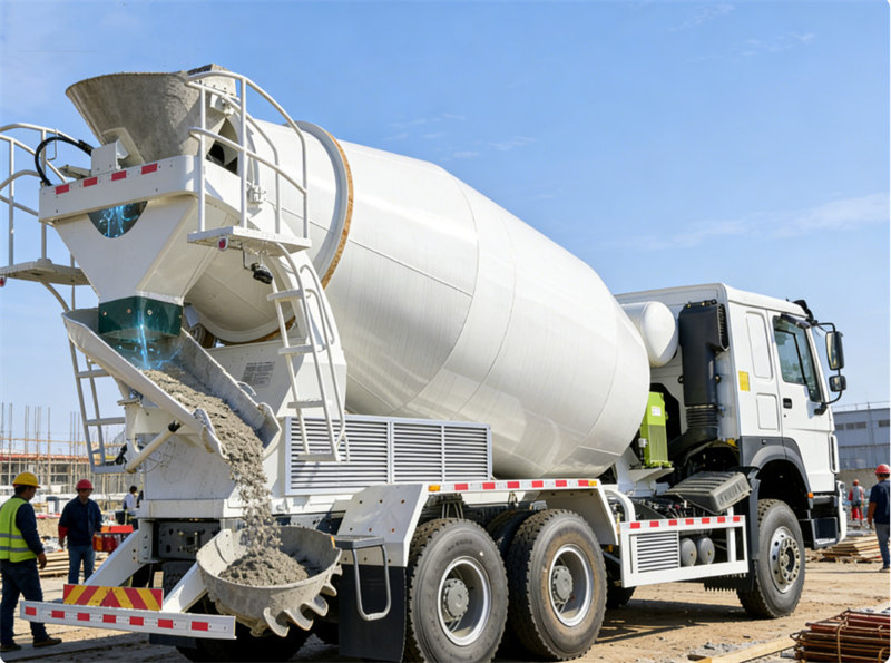 Howo mixer tanker truck