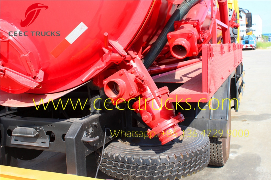 best dongfeng 10 CBM vacuum suction truck